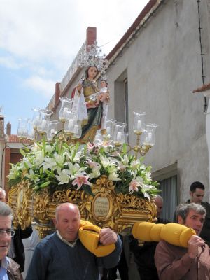 Procesión Virgen de la Rubia